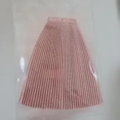 リカちゃん 着せ替え服 　リアルクローズセレクト　プリーツスカート ピンク