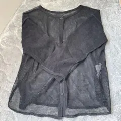GU 2wayメッシュカーディガン L
