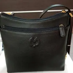 mila schön 黒 レザーハンドバッグ