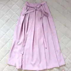 ココディール　リボン付きフレアスカート ピンク　М