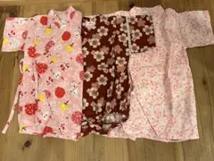 ロンパース　甚平　浴衣　女の子80センチ