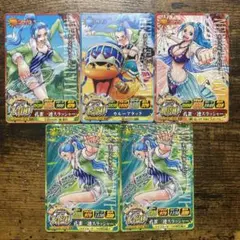 ワンピース トレーディングカード ネフェルタリ　ビビ　5枚セット
