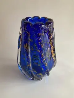 70s Federal ヴィンテージ ガラス 花瓶 フラワーベース インテリア
