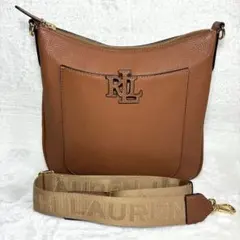 LAUREN RALPH LAUREN ショルダーバッグ ロゴストラップ本革のサムネイル