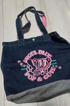 ANGEL BLUE デニムトートバッグ