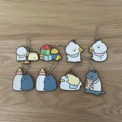 お文具といっしょ カプセルラバーマスコット ～ばぶんぐなのです～ 8点セット