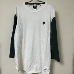 PRO-WRESTLING NOAH 七分袖カットソー XL白/緑【匿名配送】