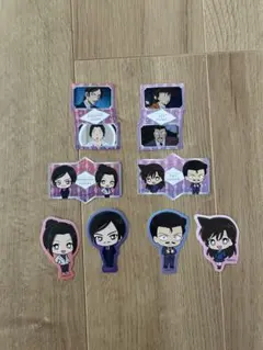 名探偵コナン ステッカー 毛利小五郎＆蘭、諸伏高明＆上原由衣