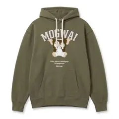 ZARA GREMLINS プリント スウェット パーカー カーキ L ゆったり