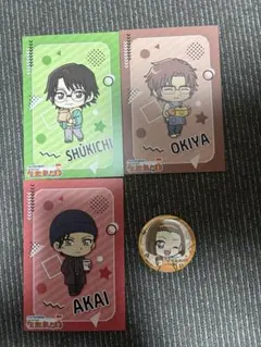 名探偵コナン コナンランドグッズ4点セット 赤井秀一 沖矢昴 羽田秀吉 鈴木園子