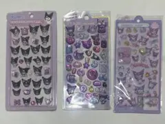 Kuromi BONBON DROP シールセット 3枚