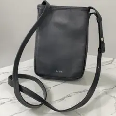 Paul Smith ソフトレザー ミニショルダーバッグ ポールスミス ブラック