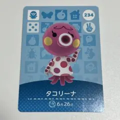 【新品未使用】 amiiboカード　タコリーナ