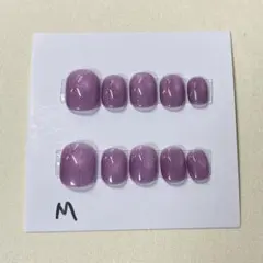 Mサイズ ネイルチップ マグネット　オフィス パープル　マグネット