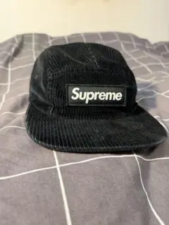 Supreme Corduroy Camp Cap 25FW レザーストラップ - メルカリ