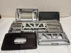 日産 スカイライン 純正 ナンバーフレーム 2枚セット 希少品 - メルカリ
