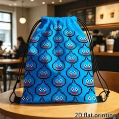 ドラゴンクエスト スライム ナップサック 巾着リュック ジムバック キャラクター