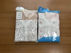 <新品•未使用>[あかちゃん本舗] 半袖ロンパース 80cm 2枚組 2セット