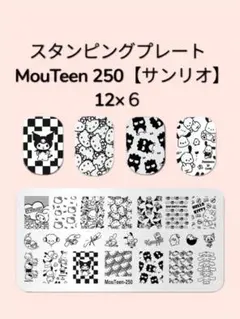 スタンピングプレート MouTeen サンリオ スタンププレート ネイルアートのサムネイル