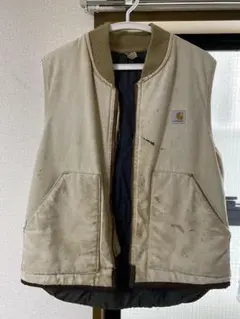 Carhartt ダック ベスト USA製 90s ダックベスト ベージュ - メルカリ