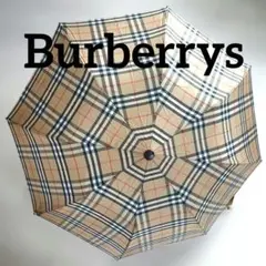 ワンタッチ バーバリー 折り畳み傘 ノバチェック 自動開閉