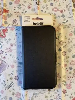 holdit iPhone13 ProMax 手帳型ケース ブラック