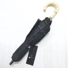 LANVIN ランバン コレクション 楽折 晴雨兼用傘 折りたたみ傘 レース 黒