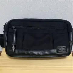 未使用級] PORTER エルファイン ウエストポーチ ボディバッグ ナイロン