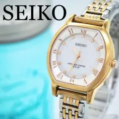 稼働 SEIKO Dolce 腕時計 電波ソーラー ラウンド 3B21 1621 稼働 SEIKO Dolce 腕時計 電波ソーラー ラウンド 3B21 1621