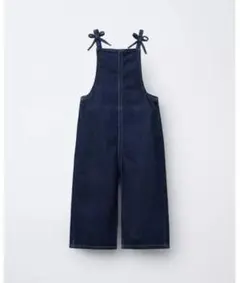 ZARA KIDS リボン付きデニムオーバーオー ル 86cm