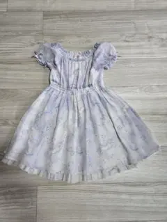 mezzo piano 星座動物プリント 半袖ワンピース