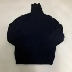 ZANONE ネイビー 5G タートルネックニット