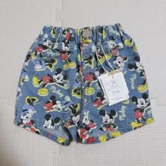 しまむら リトシー ミッキー ミニー 総柄 ショートパンツ80 新品 ディズニー