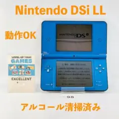 【動作OK】ニンテンドー DSi LL ブルー 本体のみ 25-07-98