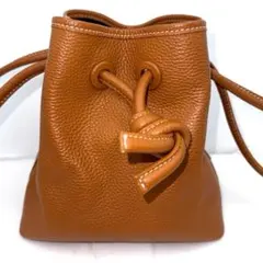 ✨美品✨VASIC BOND MINI 巾着 ライトブラウン ショルダーバッグ