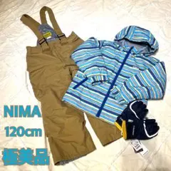 NIMA スキー スノーボードウェア ブルー 120cm HEADグローブ付き