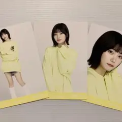 中西アルノ ✨ ルーズソックス 生写真 3種コンプ