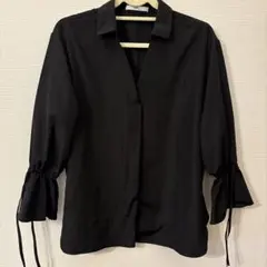 GRL ブラック 長袖シャツ