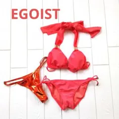 EGOIST【エゴイスト】ピンク トライアングルビキニ セパレート水着のサムネイル