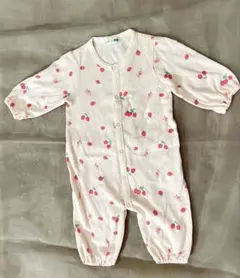 KP knit planner いちご柄 2wayカバーオール