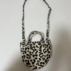 LOWRYS FARM レオパード柄 2WAY ミニショルダーバッグ