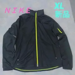 NIKE FIT ジャケット ブラック 蛍光イエロー