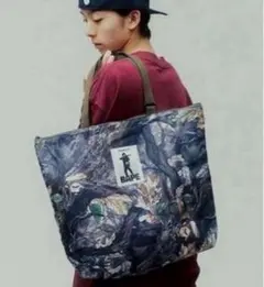 【海外人気】大人気アベイシングエイプ TREE EDGE CAMOトートバッグのサムネイル