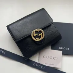 378 美品 GUCCI グッチ 2つ折り財布のサムネイル