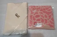 【新品】ロベルタタオルハンカチと花柄今治タオルハンカチセット
