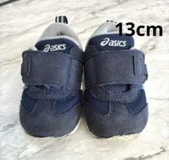 asics ベビーシューズ ネイビー マジックテープ　13センチ