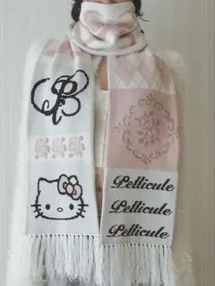 ペリキュール　キティコラボ　マフラー HELLOKITTY hug knitmuffler｜PELLICULE | ぺリキュール