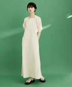 レイヤードライクフレアワンピース