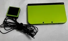 【美品】New ニンテンドー3DSLL　ライム　ブラック　3DS充電器付き