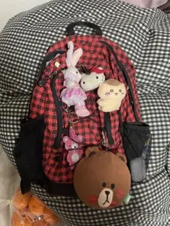 Coleman リュック チェック柄 平成 Y2K グランジ 森ガール